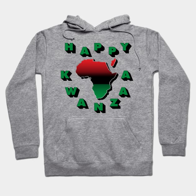 Happy Kwanzaa Hoodie by IronLung Designs